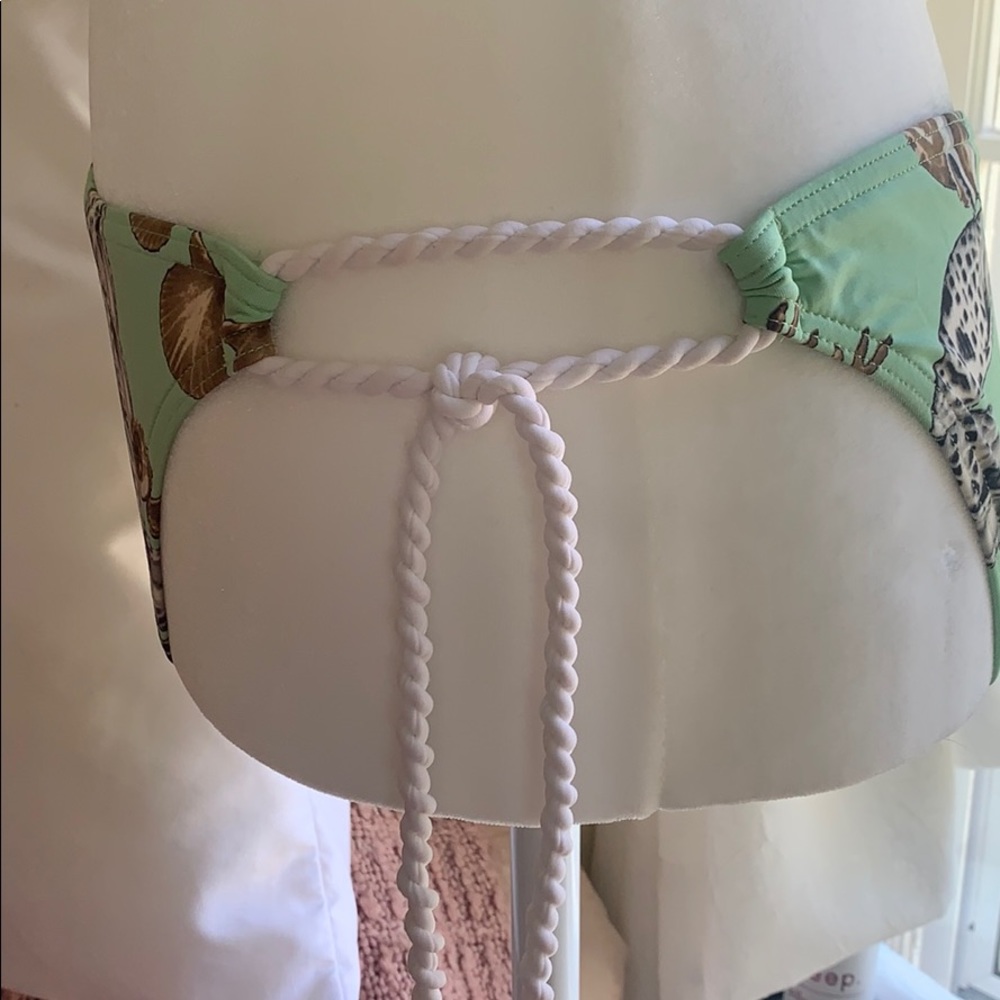 Vs Mint Green Shell Patterned Bikini - image 5